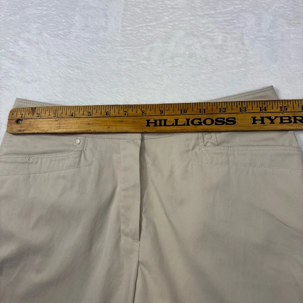 TAIL Women Bermuda Shorts Light Khaki Golf Tennis‎ Athleisure Size 8